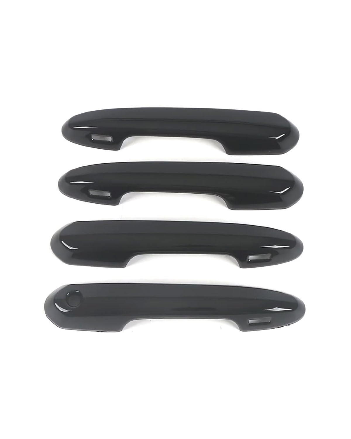 FÜR Toyota Land Cruiser LC300 2022-2024 - Quad-Smart Türgriffverkleidung mit Einzelloch & Kratzfestem Schalenprotektor für Tuning(Bright Black) von SDZPLM