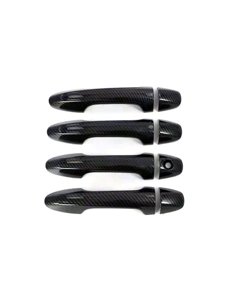 FÜR Toyota RAV4 XA40 2013-2018 - Türgriffabdeckung Mit Einzelloch, Armlehnen-Schutz Und Kratzschutz(Carbon Fiber Pattern) von SDZPLM
