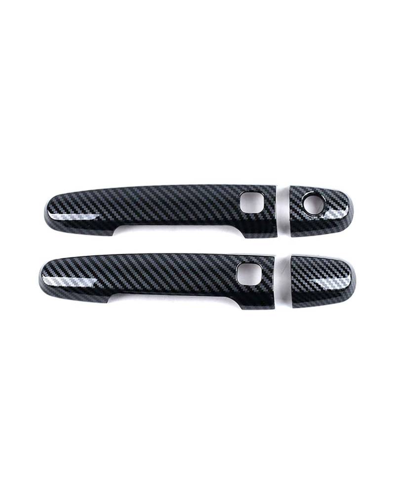 FÜR Toyota Vitz 2006-2010 Einloch Doppelt-Smart Türgriffabdeckung Außenzierleiste Kratzschutz(2 Doors Carbon Fiber Pattern) von SDZPLM