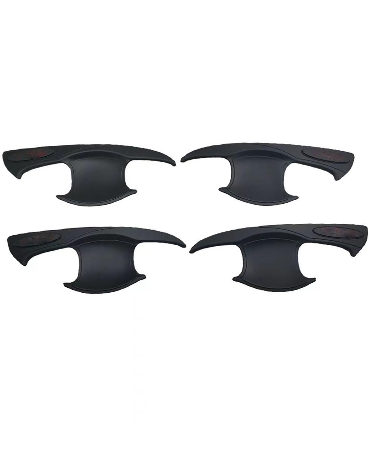 FÜR Toyota Yaris L 2019-2023 1-Loch Smart-Türgriffabdeckung Doppelt Kratzschutz Mit Montagesatz Auto Zubehör(Blade Door Bowl Matte Black) von SDZPLM