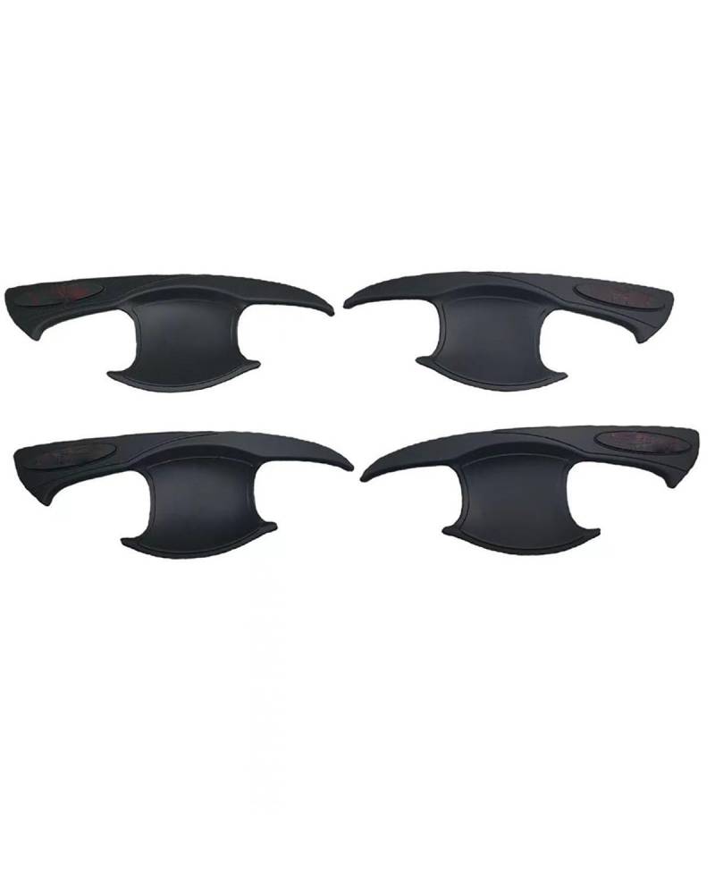 FÜR Toyota Yaris L 2019-2023 1-Loch Smart-Türgriffabdeckung Doppelt Kratzschutz Mit Montagesatz Auto Zubehör(Blade Door Bowl Matte Black) von SDZPLM