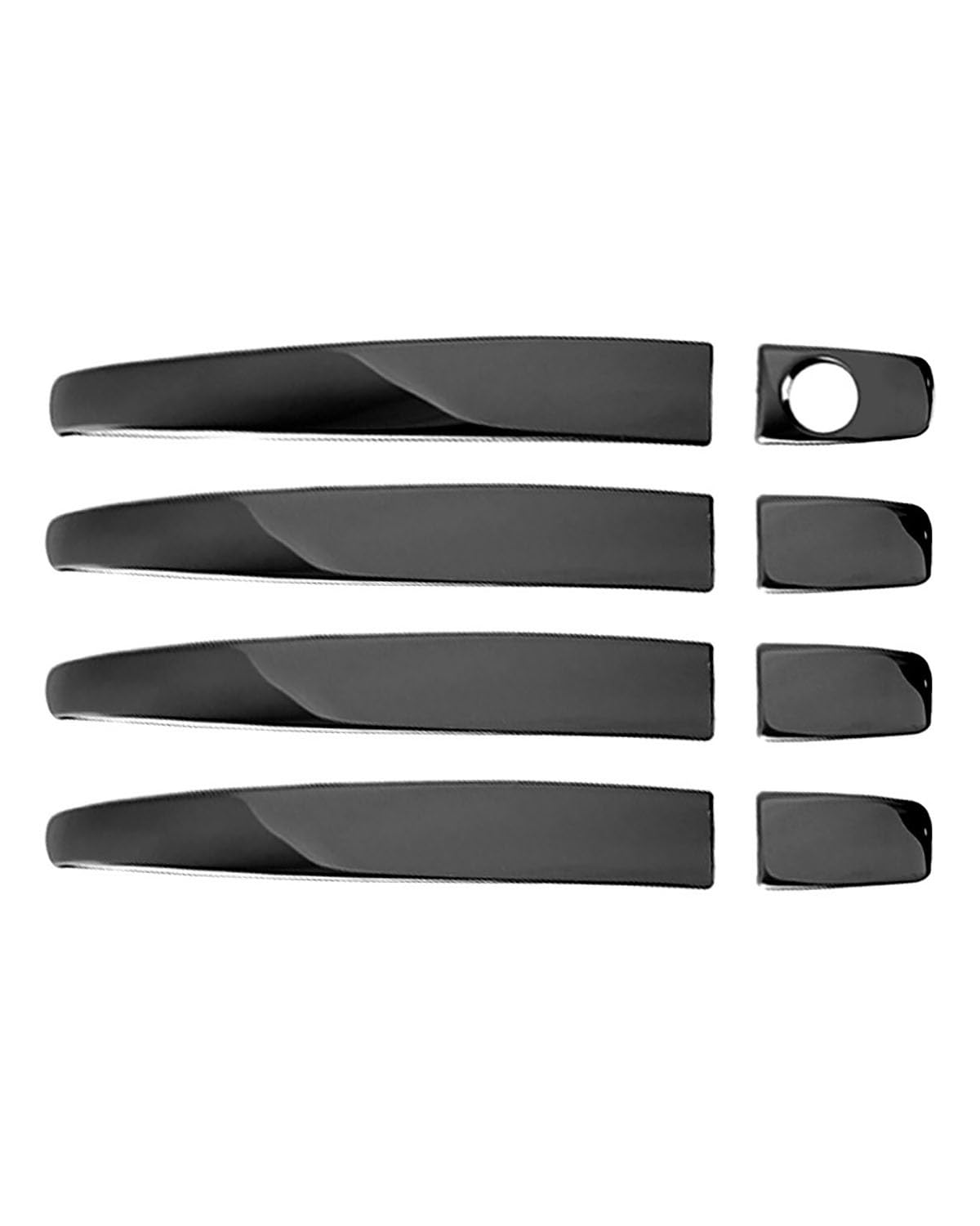 FÜR Volt 2010-2015 - Türgriffabdeckung Mit Einzelloch, Zierleiste Und Kratzschutz Für Armauflagenmodifikation(Black Titanium) von SDZPLM