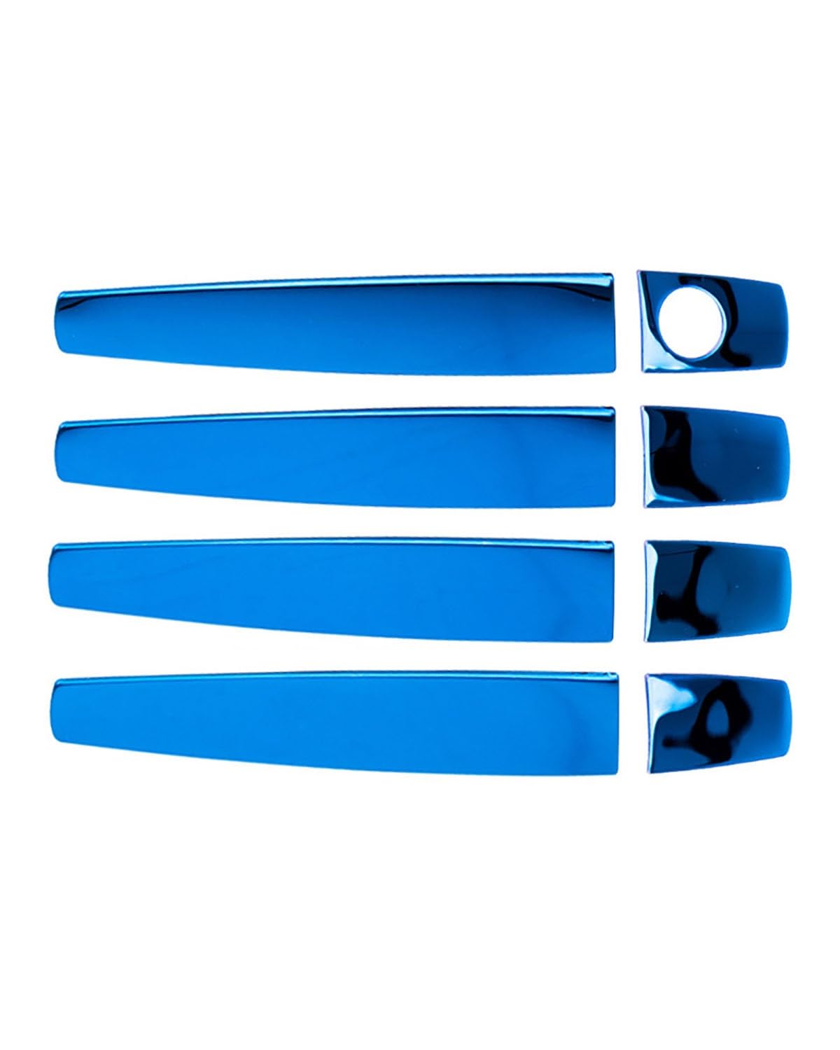 FÜR Volt 2010-2015 - Türgriffabdeckung Mit Einzelloch, Zierleiste Und Kratzschutz Für Armauflagenmodifikation(Blue Titanium) von SDZPLM