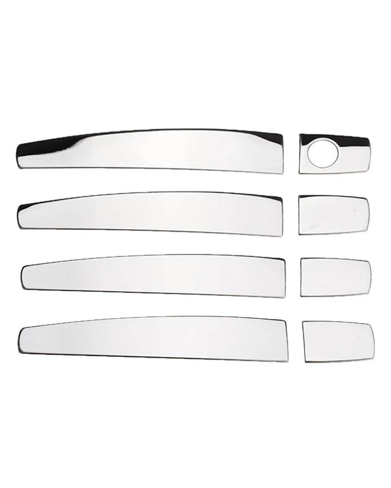 FÜR Volt 2010-2015 - Türgriffabdeckung Mit Einzelloch, Zierleiste Und Kratzschutz Für Armauflagenmodifikation(Silver Titanium) von SDZPLM