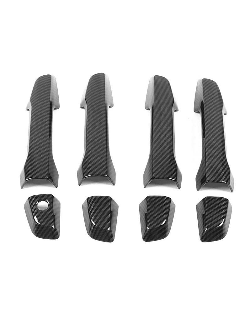 Kratzfeste Türgriffschutzfolie Für CR-V RW 2017-2022 Einloch-Türschalenabdeckung Mit Design-Upgrade(Carbon Fiber Pattern) von SDZPLM