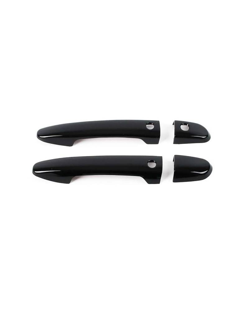 Rechtslenker Einzelloch Doppel-Smart Türgriffschutz Für CX-9 TC 2016-2022 - Kratzfeste Dekorleiste Mit Dual-Sensor-Technologie Für Türschalen(2 Doors Bright Black) von SDZPLM