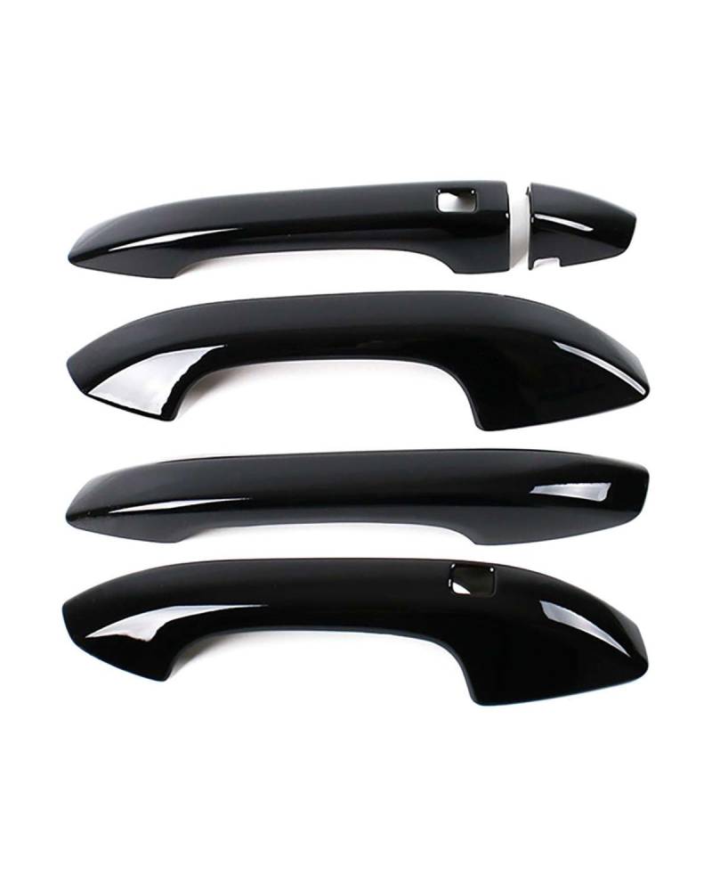 Türgriffabdeckungen FÜR Kia Cerato BD 2019-2024 Doppeltes Smart-Design Kratzfester Schutz mit Lochloser Präzisionspassform für Türschalen(Bright Black) von SDZPLM