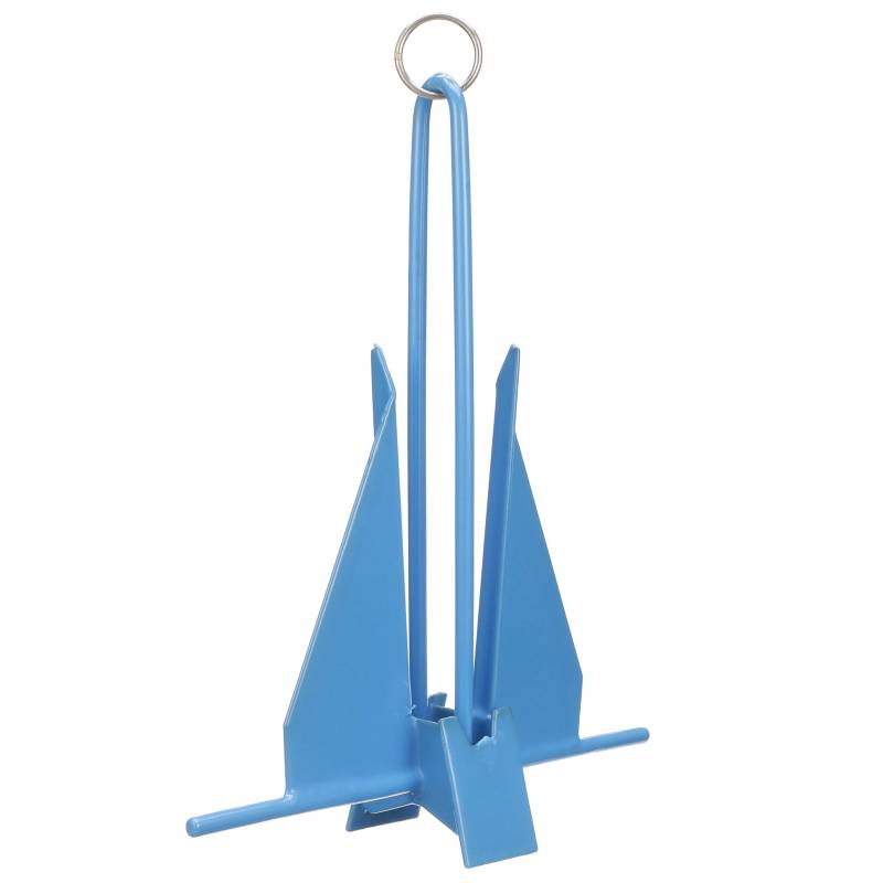 SEACHOICE 41724 Utility Anchor - PVC beschichtet - 3,6 kg - Blau - für Boote bis 24 Fuß von SEACHOICE