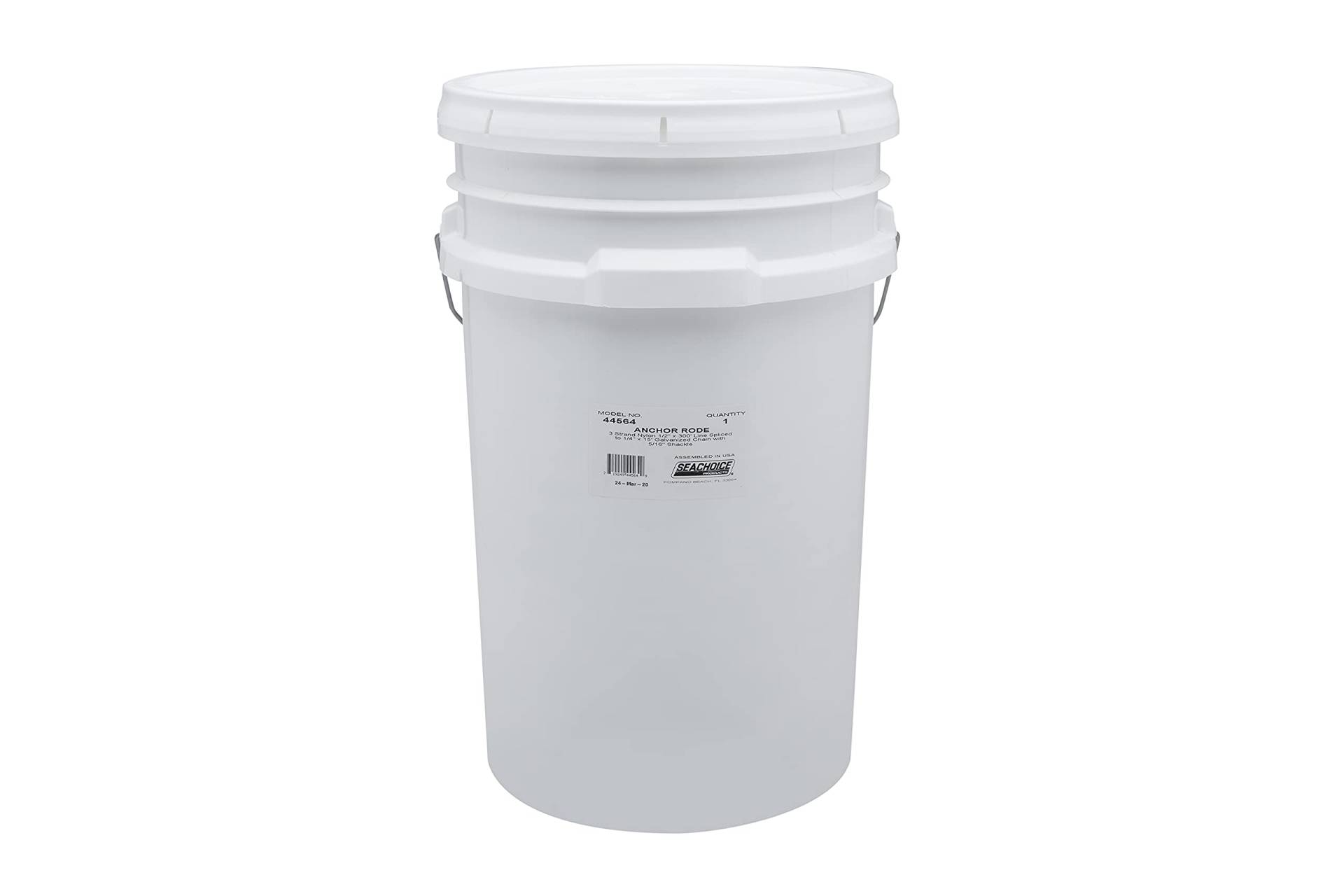 Seachoice 1,27 cm x 76,2 cm Seil mit 6,35 mm x 38,1 cm Kette Seachoice 1,27 cm x 76,2 cm Seil mit 6,35 mm x 38,1 cm Kette von SEACHOICE
