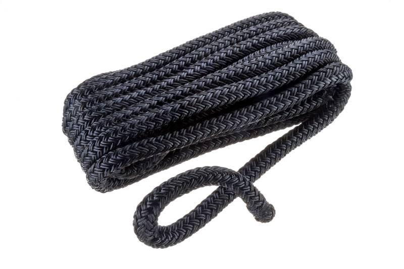 Seachoice 50 – 40351 Kap Liegeplatz Nylon doppelt geflochten, Schwarz, 13 mm x 4,5 m von SEACHOICE