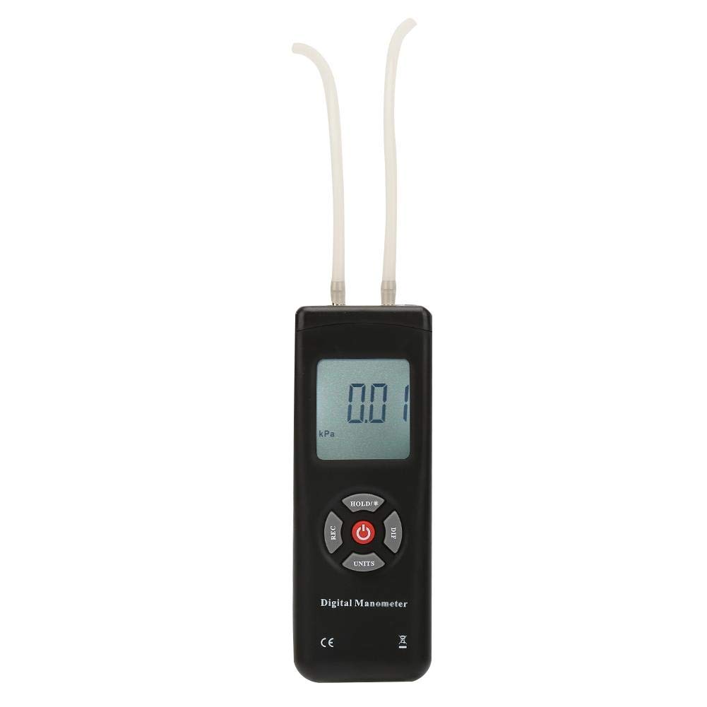 Differenzdruck Messgerät Großes LCD Digital Manometer TL100 Handheld Multifunktionales Differenzdruckmessgerät Luftdruck-Messgerät von SEAFRONT