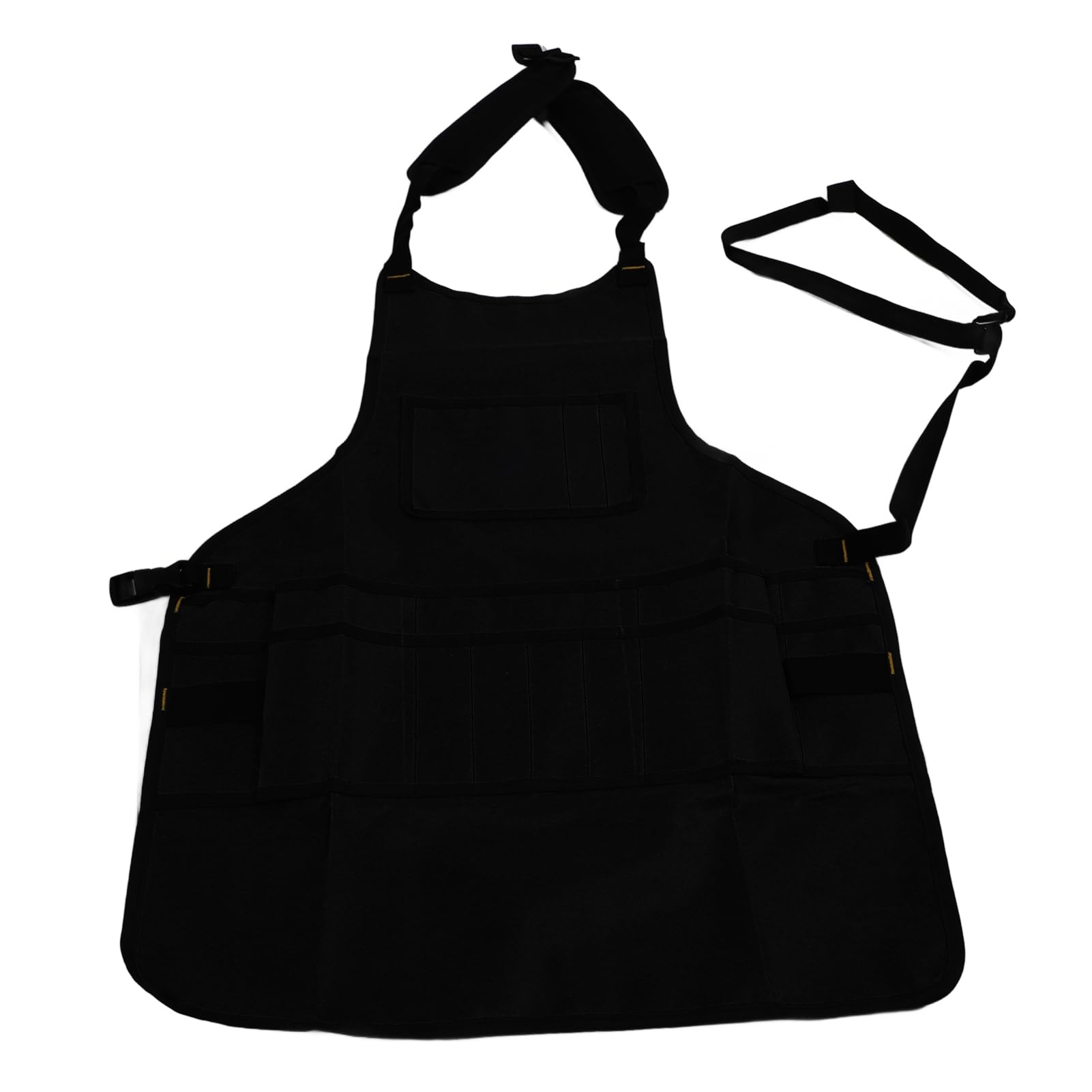 Gartenschürze mit 16 Taschen, Werkzeugtasche aus Oxford-Stoff für Männer und Frauen, Ideal für Gartenarbeit, Heimreparaturen und Mehr, Praktische (BLACK) von SEAFRONT