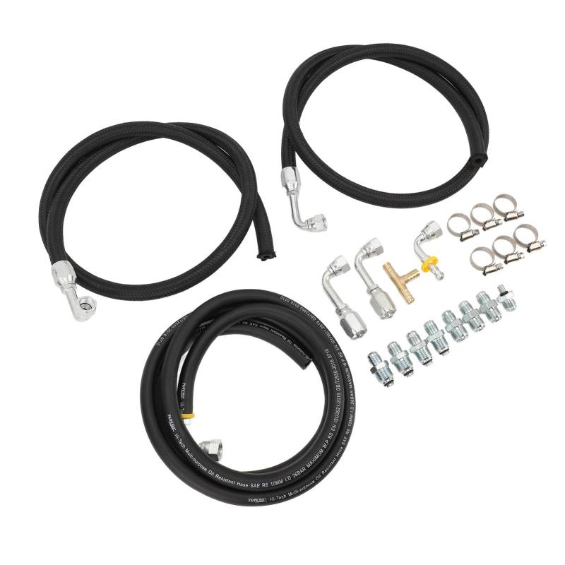 Hydroboost Power Brake Booster Lenkungschlauch -Anschlusskit Zuverlässige Verbesserung der Leistung für Universelle Passform für Auto -LKW Gummi + Metall von SEAFRONT