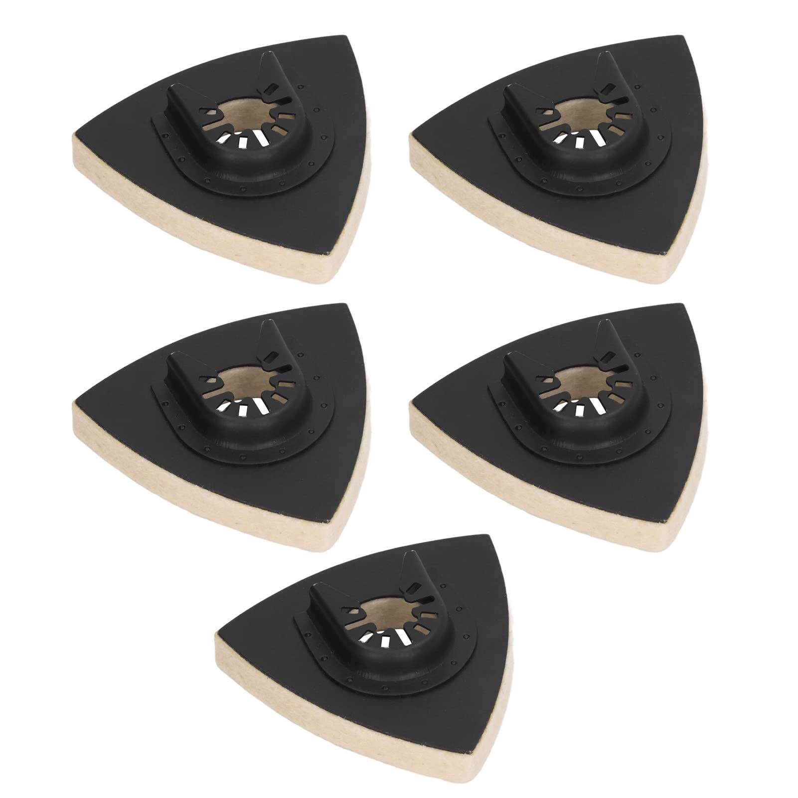 SEAFRONT 5 Stück Wollpolierpads mit Basis aus Legiertem Stahl, Dreieckiges Filzpolierpad Zum Detaillierten Polieren Feiner Oberflächen SEAFRONT 5 Stück Wollpolierpads mit Basis aus Legiertem Stahl, Dreieckiges Filzpolierpad Zum Detaillierten Polieren Feiner Oberflächen von SEAFRONT