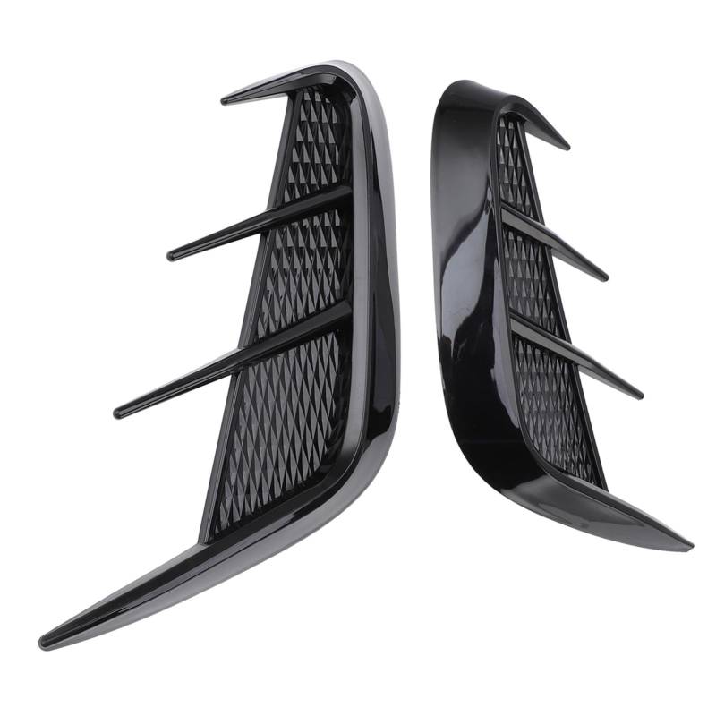 SEAFRONT Autoguard Side Wing Tric Sturdy Material für 1 Serie E90 E91, Fügt EIN Personalisiertes Aussehen mit Doppelseitiger Klebeband Hinzu (Helles Schwarz) von SEAFRONT
