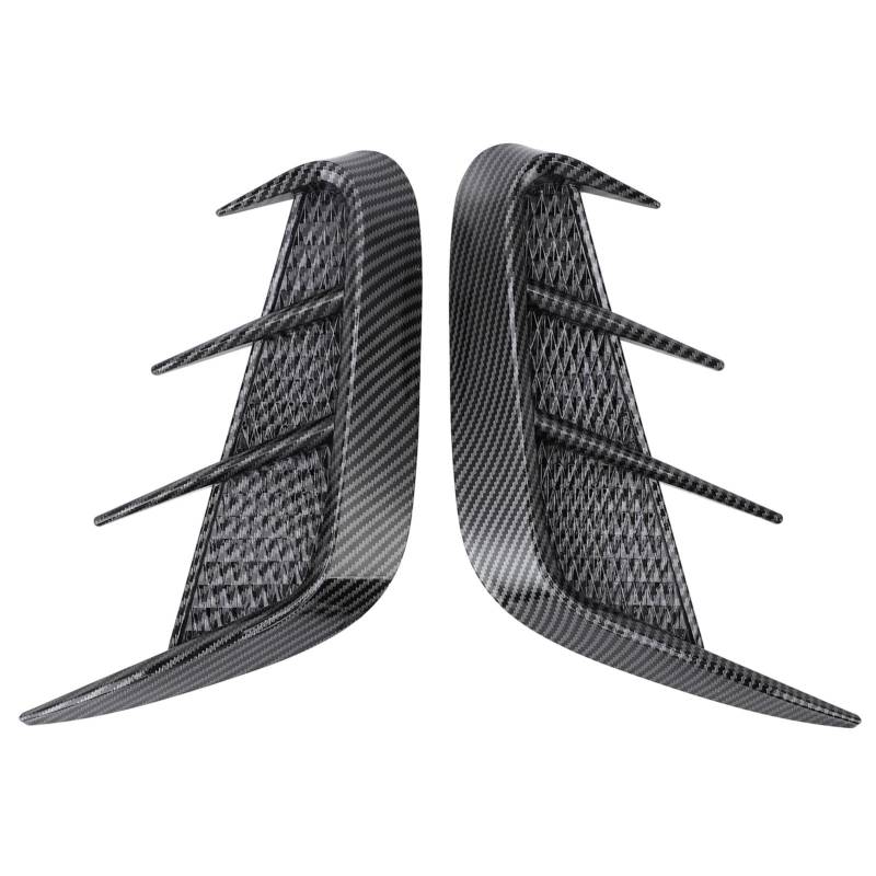 SEAFRONT Autoguard Side Wing Tric Sturdy Material für 1 Serie E90 E91, Fügt EIN Personalisiertes Aussehen mit Doppelseitiger Klebeband Hinzu (Kohlefaser-Stil) von SEAFRONT