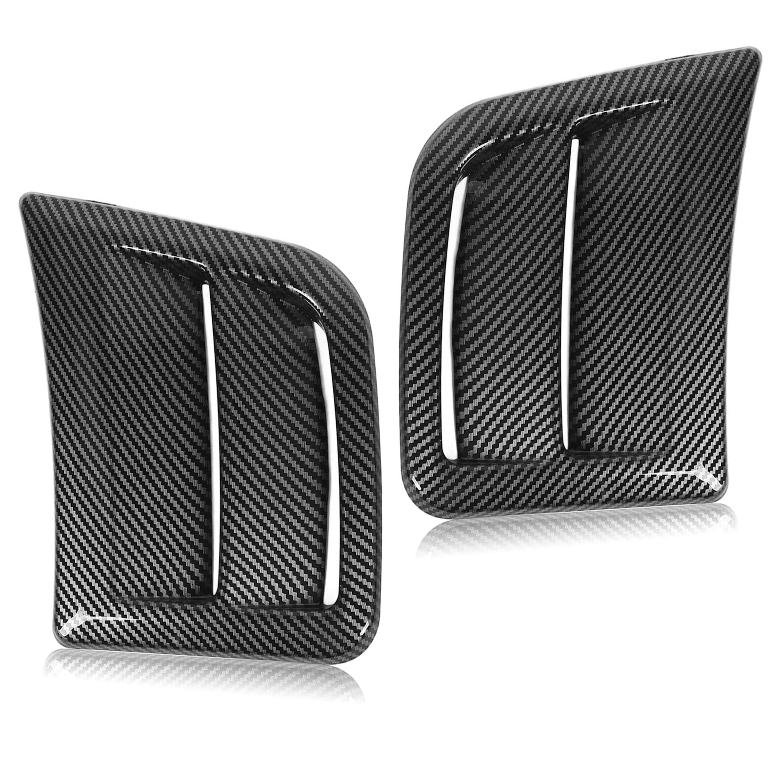 Stylische Vordere Stoßfänger Seitenluftanfall für Entlüftungsstafelverkleidung für WRX STI 2008-2014 2PCS (Kohlefaser-Stil) von SEAFRONT