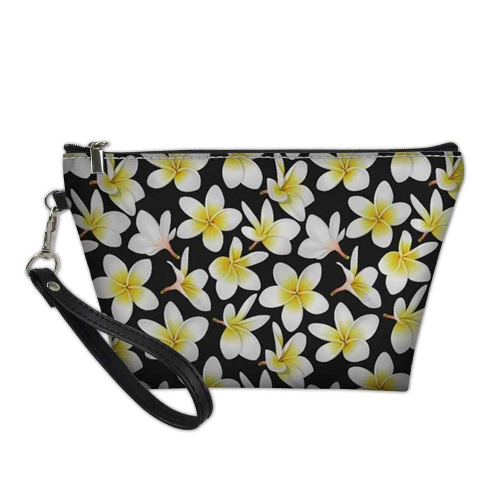 SEANATIVE Frangipani Design Frauen Reise Kosmetiktasche Make-up Tasche Tragbare Kulturtasche Organizer SEANATIVE Frangipani Design Frauen Reise Kosmetiktasche Make-up Tasche Tragbare Kulturtasche Organizer von SEANATIVE