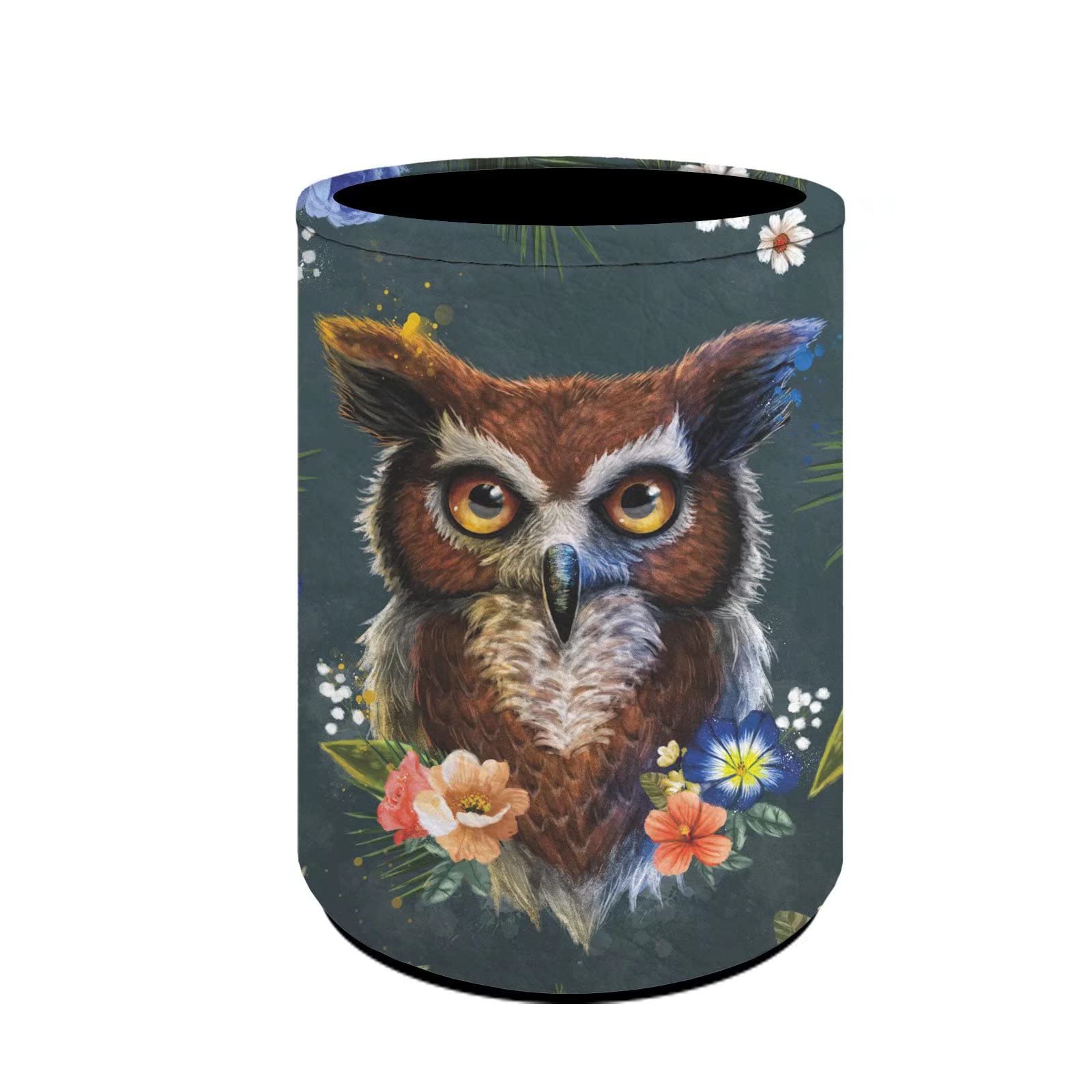 SEANATIVE Niedlicher Ständer Bleistiftbecher Eule Blume Druck Stifthalter Bleistiftbehälter Make-up Pinsel Topf für Schreibtisch Dekoration SEANATIVE Niedlicher Ständer Bleistiftbecher Eule Blume Druck Stifthalter Bleistiftbehälter Make-up Pinsel Topf für Schreibtisch Dekoration von SEANATIVE