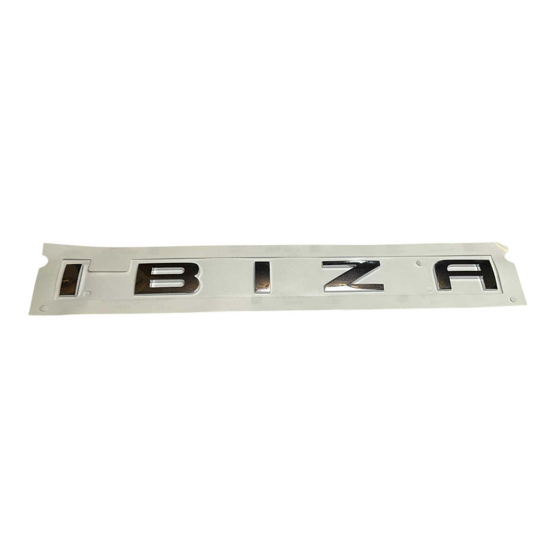 Seat 6L6853687739 Ibiza Schriftzug Aufkleber Heckklappe Emblem Zeichen chrom von Seat