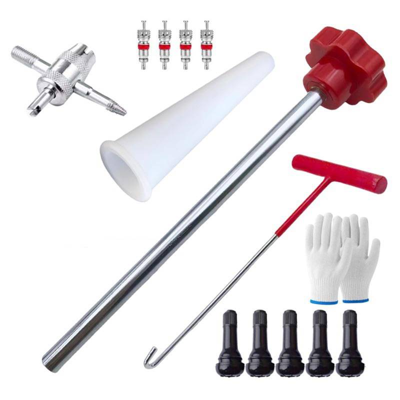 SEAYACK Reifenreparaturventile Werkzeugset Reifenreparaturwerkzeugwerkzeugset Reifenventile Installationstool Für Hausangestellte Und Professionelle Workshops von SEAYACK