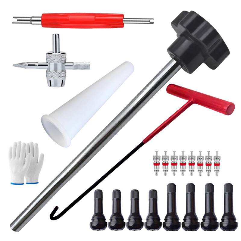 SEAYACK Reifenreparaturventile Werkzeugset Reifenreparaturwerkzeugwerkzeugset Reifenventile Installationstool Für Hausangestellte Und Professionelle Workshops von SEAYACK