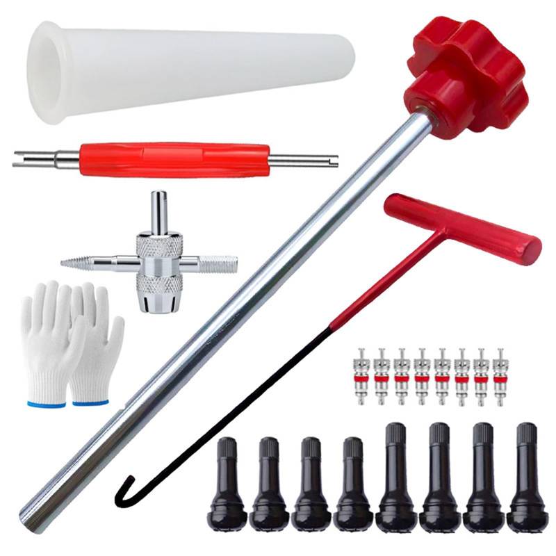 SEAYACK Reifenreparaturventile Werkzeugset Reifenreparaturwerkzeugwerkzeugset Reifenventile Installationstool Für Hausangestellte Und Professionelle Workshops von SEAYACK