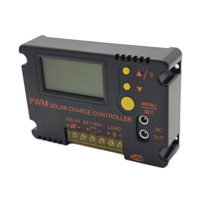 Solar Ladecontroller LCD Display Double USB 12V 24V Auto Solar Panel Laderegler Mit Hintergrundbeleuchtung Display von SEAYACK