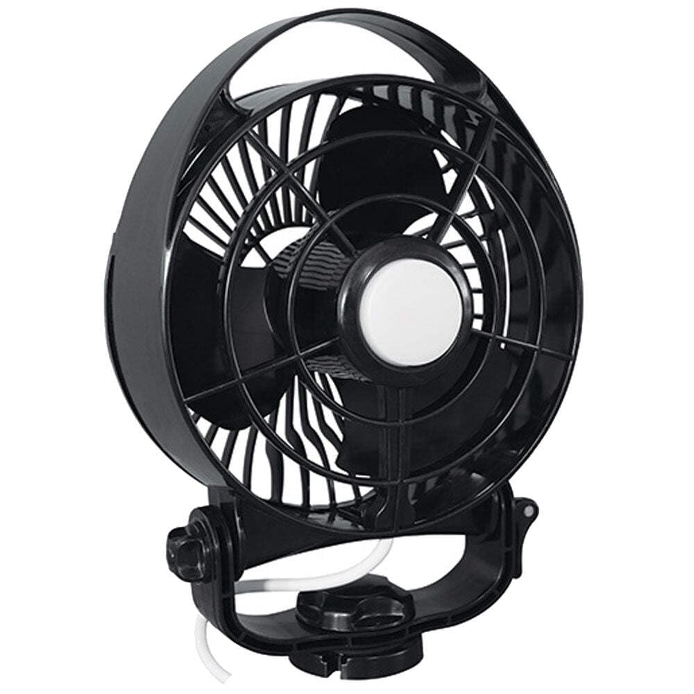SEEKR by Caframo Maestro™ 12V Ventilator mit variabler Geschwindigkeit, Licht und montierbarer Fernbedienung. Schwarz. Hergestellt in Kanada. von SEEKR
