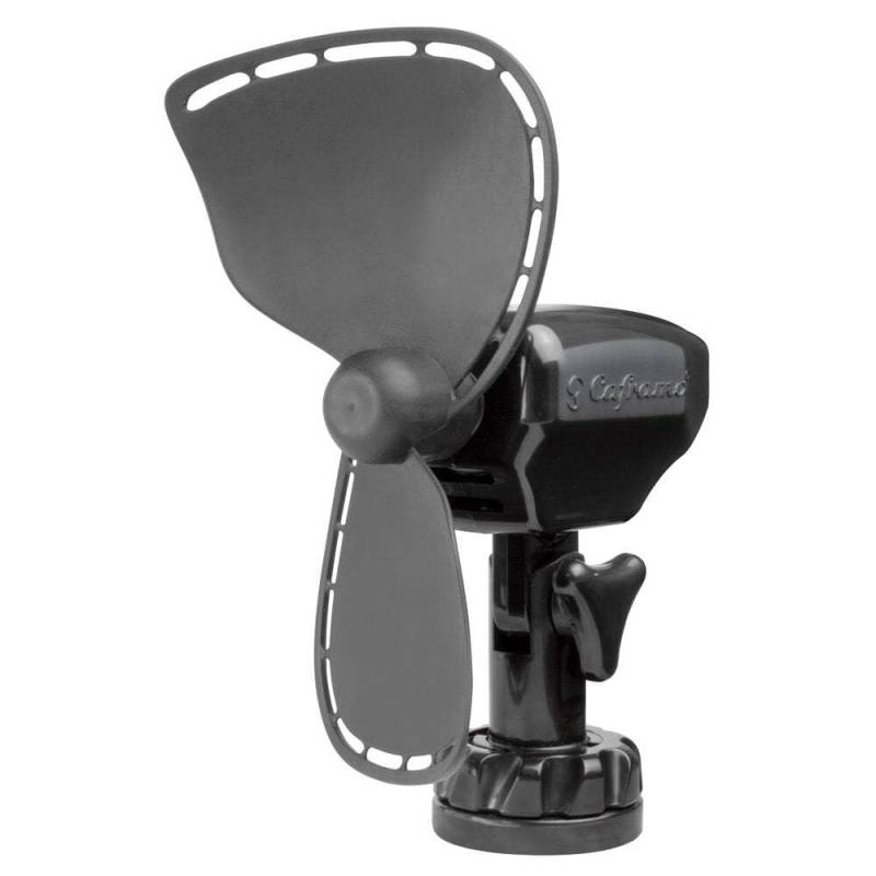 SEEKR by Caframo Ultimate™ 12 Volt Ventilator mit 2 Geschwindigkeiten, Zusatzstecker, Schwarz, Hergestellt in Kanada. von SEEKR