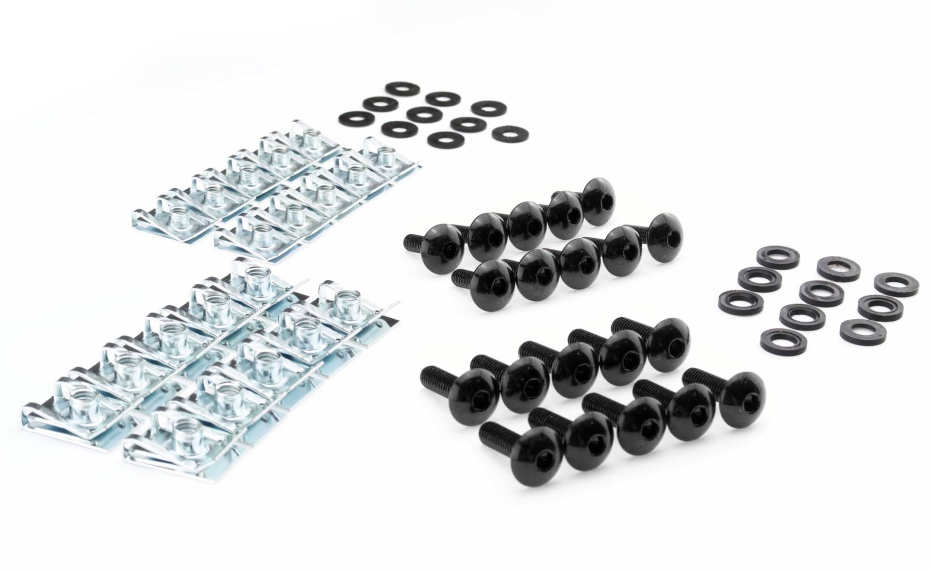 M6x25mm Set Verkleidungsschrauben U-Scheiben Klemmen Clip Motorrad Auto breite Schrauben schwarz 6mm M6x25mm Set Verkleidungsschrauben U-Scheiben Klemmen Clip Motorrad Auto breite Schrauben schwarz 6mm von SEGO