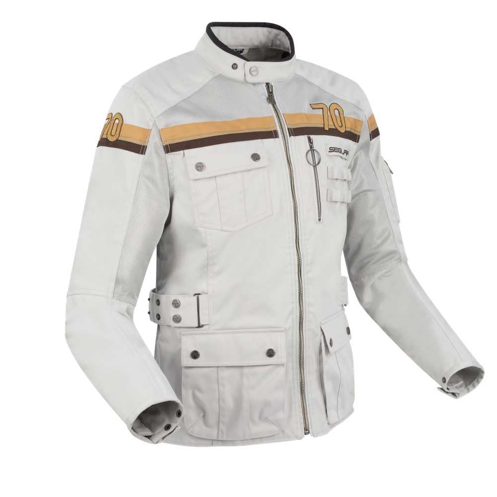 SEGURA, Herren Motorradjacke Mojo grey brown, L SEGURA, Herren Motorradjacke Mojo grey brown, L von SEGURA