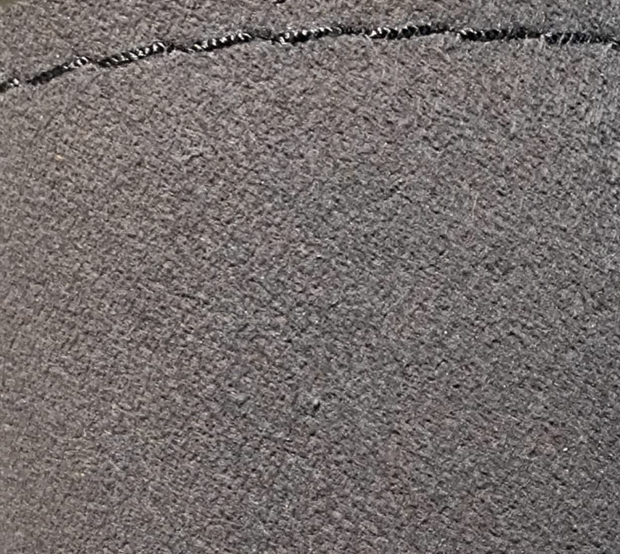 SEGURCARS Universeller Lenkradbezug aus genähtem Leder, Leder für die Wiederherstellung der Lenkräder (Schwarz Suede Alcantara) von SEGURCARS