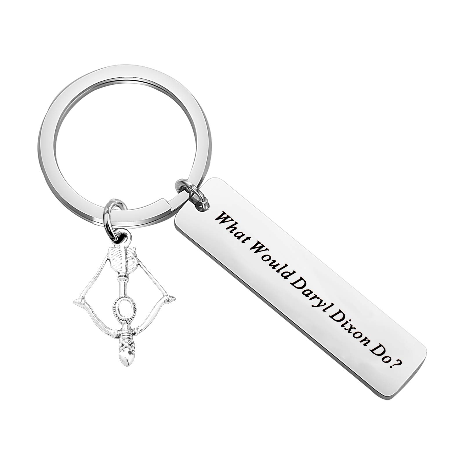 SEIRAA Zombie-inspirierte Geschenke Zombie-Schlüsselanhänger, What Would Daryl Dixon Do, Schlüsselanhänger zum Spazierengehen, 0 SEIRAA Zombie-inspirierte Geschenke Zombie-Schlüsselanhänger, What Would Daryl Dixon Do, Schlüsselanhänger zum Spazierengehen, 0 von SEIRAA