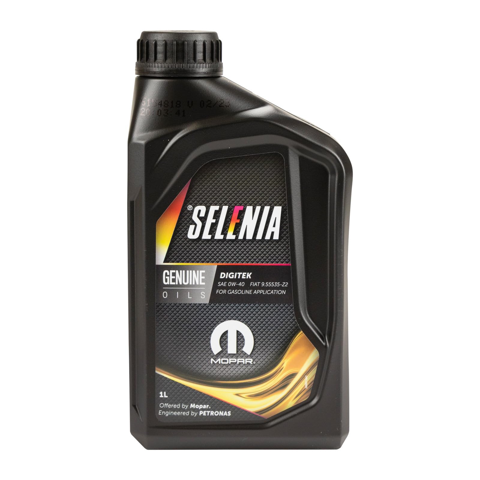 Selenia Petronas Motoröl Öl Digitek 0W40 1L 1 Liter A3/B4 SN 9.55535-Z2 von Selenia