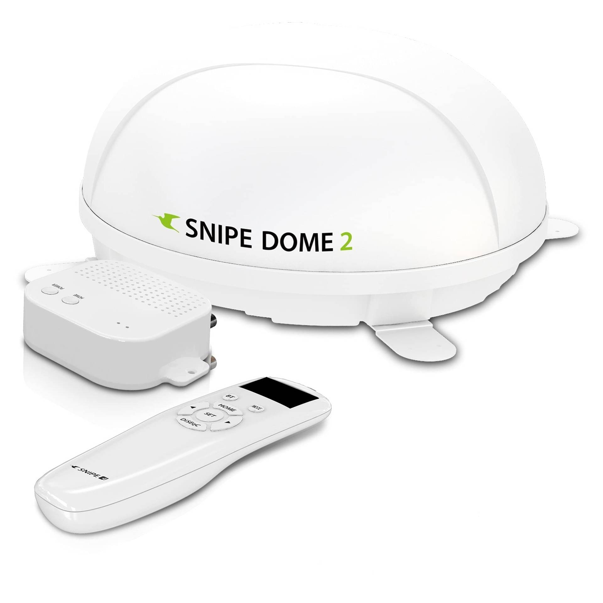 Selfsat Snipe Dome 2 - Twin - Mit BT Fernbedienung und iOS/Android Steuerung von SELFSAT