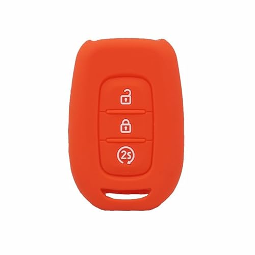 SELIYA 3-Tasten-Autoschlüssel-Fernbedienung, passend für Renault Clio 5 Twingo Logan 2021 Stepway, passend für Dacia Sandero Stepway 2021 Duster Key Cover, A Model Red von SELIYA