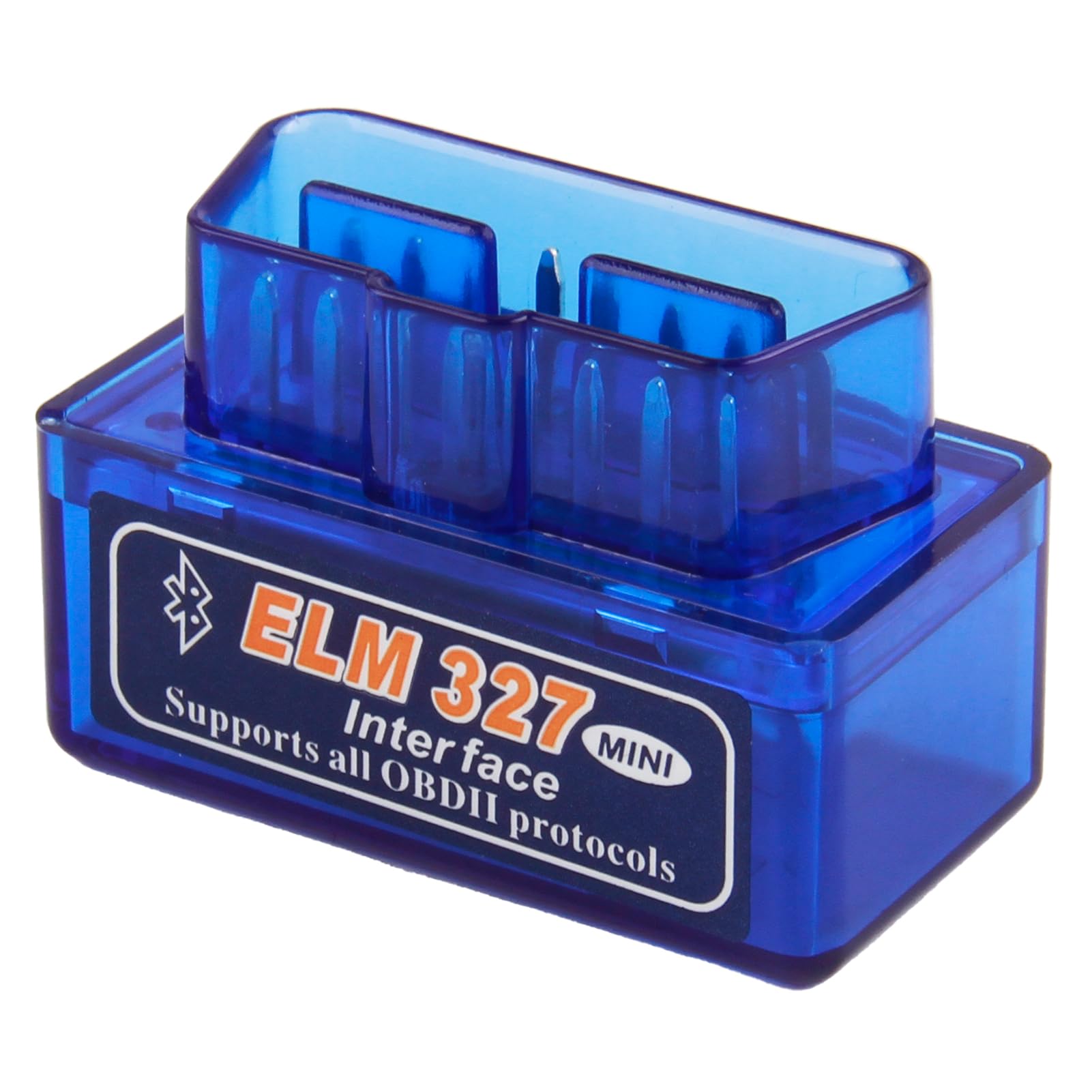 SELURK Mini Elm327 Obd2 V2.1 Bluetooth Scanner für iOS & Android – Diagnosegerät für OBD-II Fahrzeuge, Fahrzeugdiagnose-Tool, Fehlercode-Scanner, Kompatibel mit Benzin- und Dieselfahrzeugen von SELURK