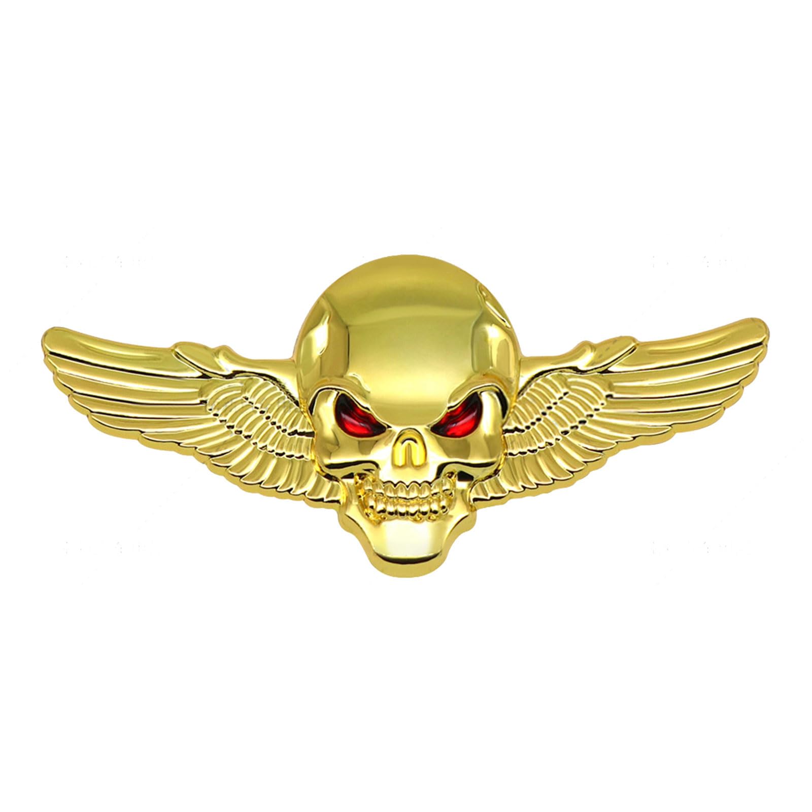 3D Schädelflügel Metallauto Aufkleber Schädel Embleme Badge Car Motorbike Decals Aufkleber Autozubehör Dekoration 3D Schädelflügel Metallauto Aufkleber Schädel Embleme Badge Car Motorbike Decals Aufkleber Autozubehör Dekoration von SELVFZ