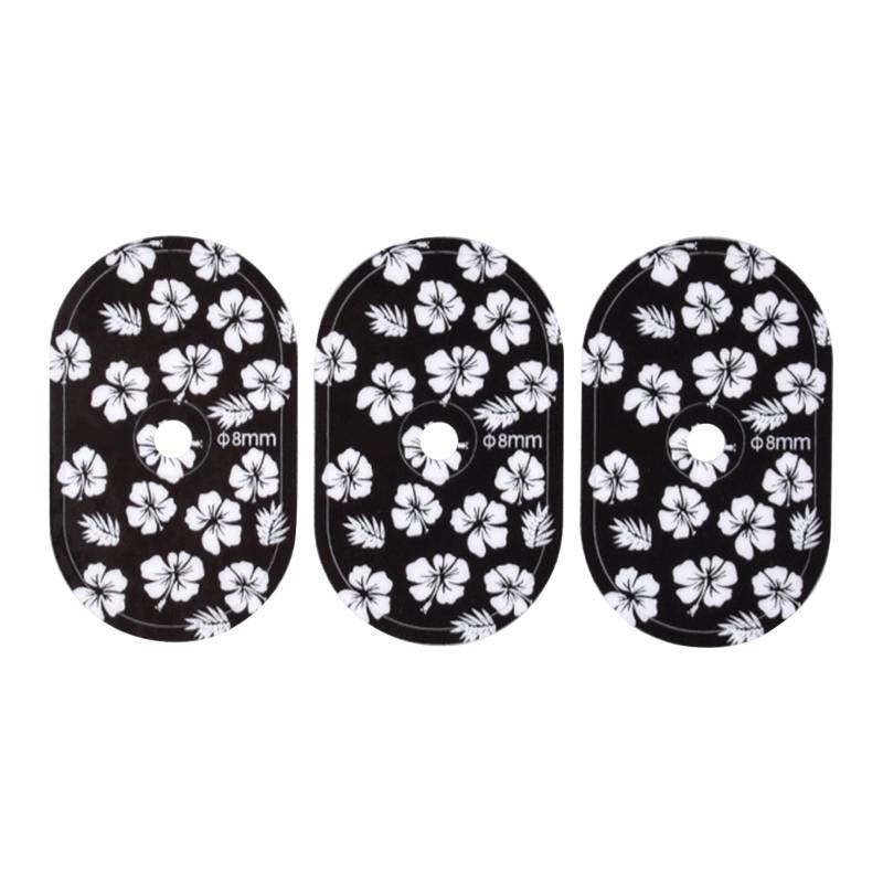 3pcs Fahrradreifenventile Aufkleber Fahrradventile Pad Aufkleber Reifenluftdüsen PVC Aufkleberventile Abziehbildschutzabdeckungen von SELVFZ