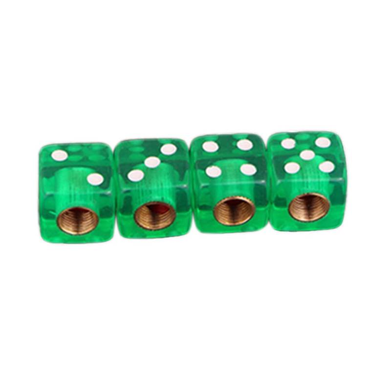 Auto Reifenradluft Für Ventil 4pcs Fahrradstaub Für Ventilstamm Abdeckung Schwarz Blau Grün Rot Weiß Gelb von SELVFZ