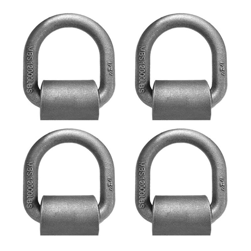 SELVFZ D Ringe Trailer Krawattenbindungen 12000 Lbs Kapazität Krawatten Down D Rings Lastanker Ankern Für LKW Anhänger Für LKW Anhänger von SELVFZ