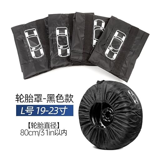 SEMINISMAR Reifentaschen Set 4 Stück,Reifenschutzhülle 19-23 Zoll,Reifenaufbewahrung Waterproof,Reifenschutzhülle für Sauberer Transport und Lagerung von SEMINISMAR