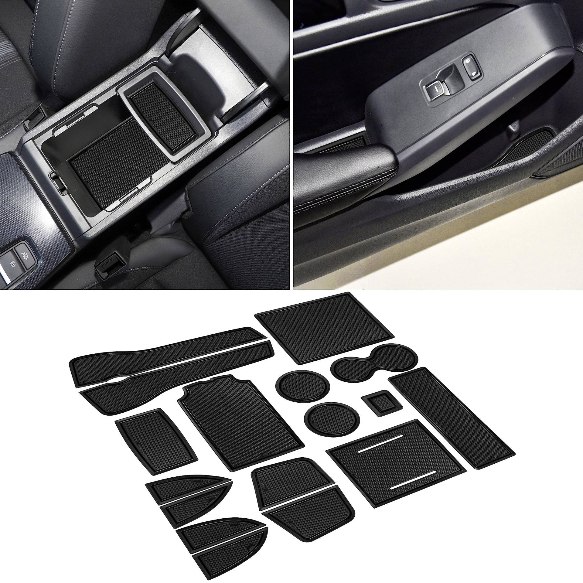 SENSHINE Für Honda Civic Zubehör 2022 2023 Rutschfester Anti-Staub-Becherhalter-Einsatz Mittelkonsole Schalthebelauskleidung Verkleidung Tür Paket Matten Premium Custom Interior 17-teiliges Set SENSHINE Für Honda Civic Zubehör 2022 2023 Rutschfester Anti-Staub-Becherhalter-Einsatz Mittelkonsole Schalthebelauskleidung Verkleidung Tür Paket Matten Premium Custom Interior 17-teiliges Set von SENSHINE