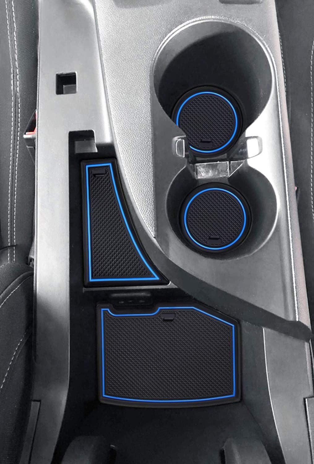 SENSHINE Zubehör für Chevy Camaro 2016–2021 2022 Innen Anti-Rutsch Anti-Staub Getränkehalter-Einsätze, Mittelkonsole Liner Mats, Tür Pocket Liner Liner Liner Liner Iners 9-teiliges Set (Blue Trim) SENSHINE Zubehör für Chevy Camaro 2016–2021 2022 Innen Anti-Rutsch Anti-Staub Getränkehalter-Einsätze, Mittelkonsole Liner Mats, Tür Pocket Liner Liner Liner Liner Iners 9-teiliges Set (Blue Trim) von SENSHINE