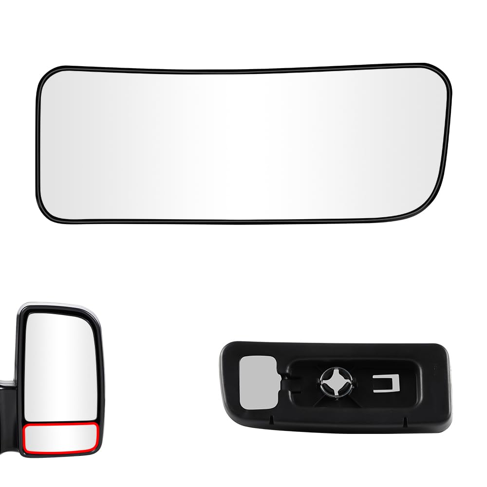 SENZEAL Spiegelglas Beifahrerseite mit Trägerplatte für Mercedes-Benz Sprinter 906 2006-2018 VW Crafter 2006-2016 A0028112033 2E1857588A Unbeheizt Außenspiegel Glas Ersatz Unten Rechts SENZEAL Spiegelglas Beifahrerseite mit Trägerplatte für Mercedes-Benz Sprinter 906 2006-2018 VW Crafter 2006-2016 A0028112033 2E1857588A Unbeheizt Außenspiegel Glas Ersatz Unten Rechts von SENZEAL