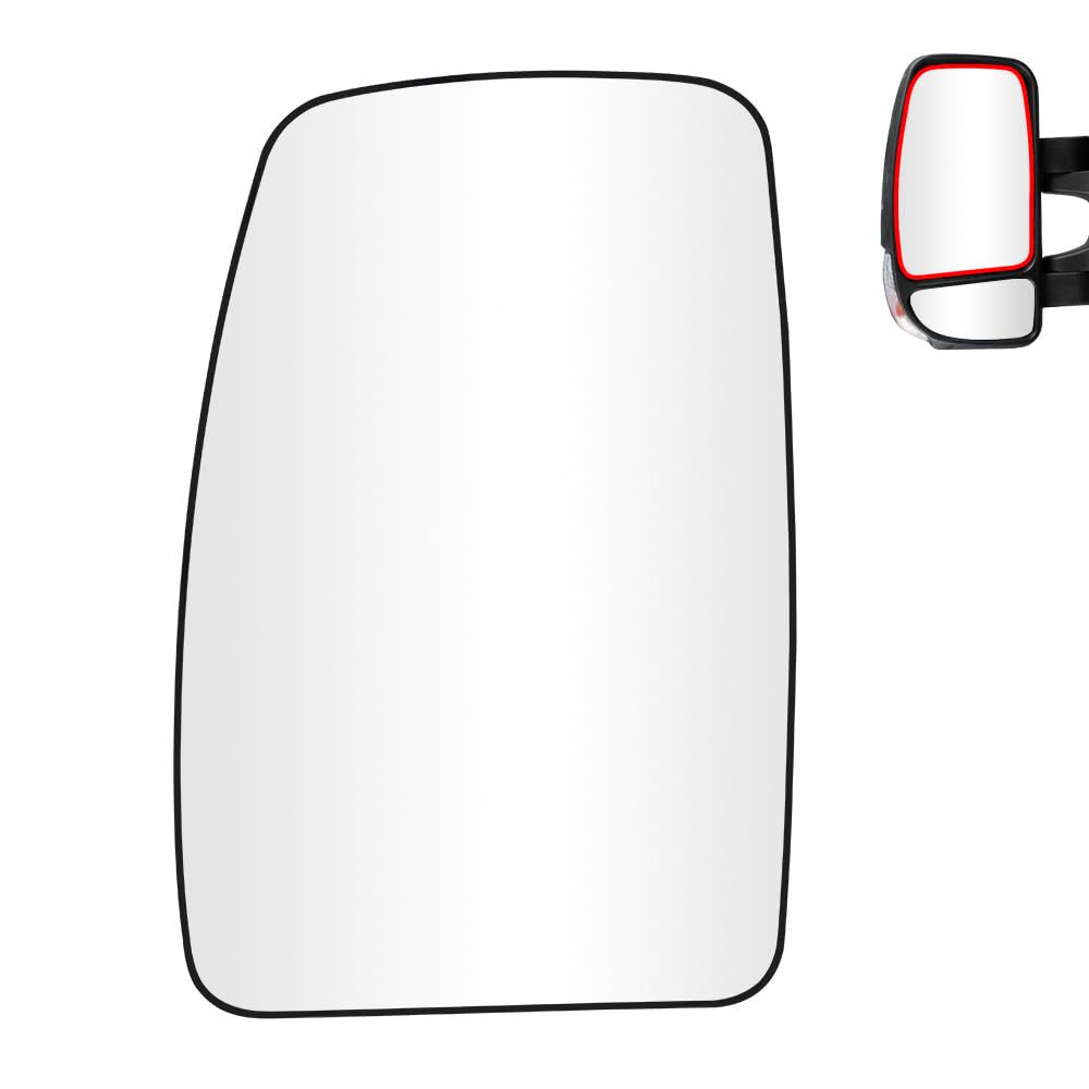 SENZEAL Spiegelglas Fahrerseite Beheizbar mit Trägerplatte für Renault Master 3 2010-2024 Opel Movano B 2010-2021 Nissan NV400 2010-2021 963662420R Außenspiegel Glas Ersatz Oben Links SENZEAL Spiegelglas Fahrerseite Beheizbar mit Trägerplatte für Renault Master 3 2010-2024 Opel Movano B 2010-2021 Nissan NV400 2010-2021 963662420R Außenspiegel Glas Ersatz Oben Links von SENZEAL