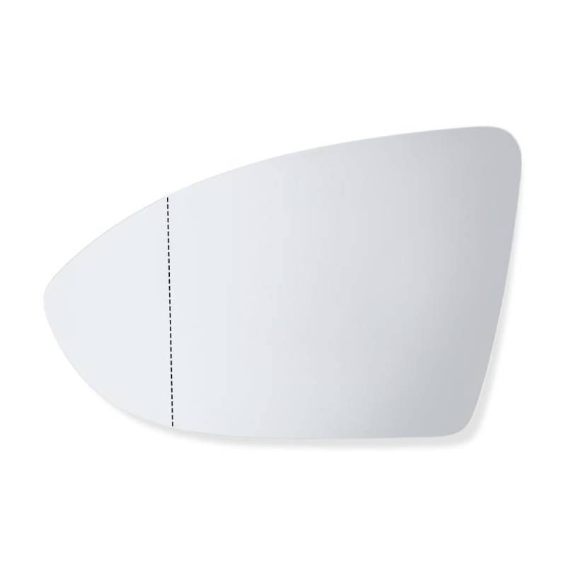 SENZEAL Spiegelglas Links Fahrerseite Beheizbar mit Trägerplatte für VW Golf 7 5G0857521 Außenspiegel Glas Ersatz (Links) von SENZEAL