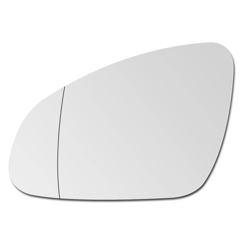 SENZEAL Spiegelglas Ersatz für Opel Astra J 2009-2015 Außenspiegel Glas Fahrerseite mit Trägerplatte Ersatzspiegelglas Beheizbar 1428451(Links) von SENZEAL