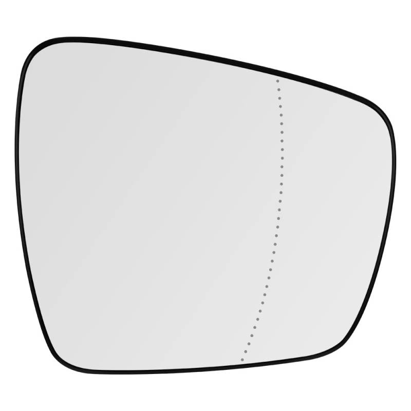 SENZEAL Spiegelglas Rechts Beifahrerseite Beheizbar mit Trägerplatte für Renault Kadjar 2015-2022 Espace V 2015-2023 Koleos MK2 2016-2023 963669514R 963665711R (Keine Totwinkelüberwachung) (Rechts) von SENZEAL